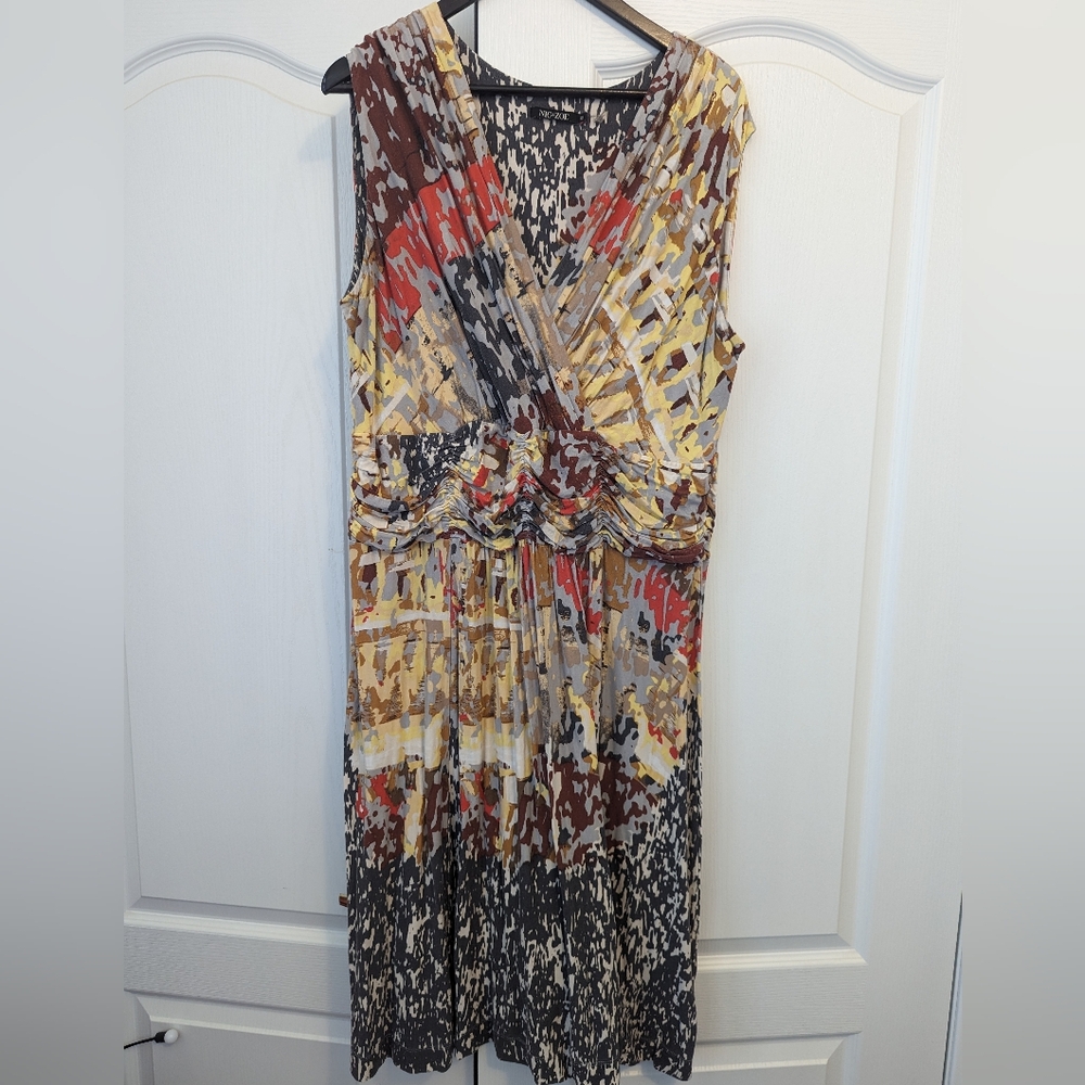 Nic & Zoe sleeveless A-line dress 1x